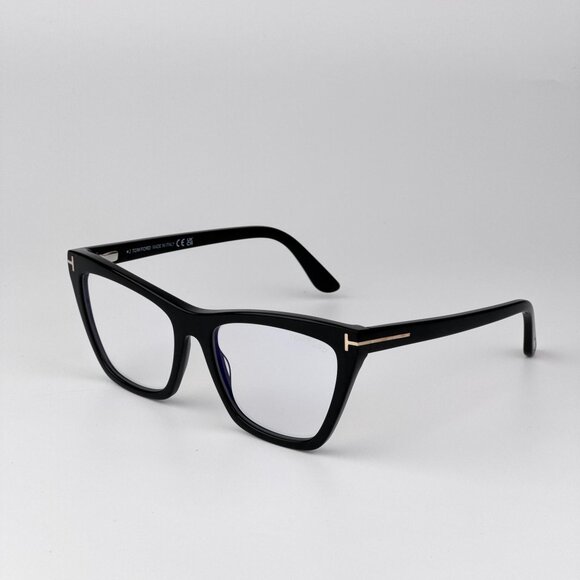 Tom Ford FT5971-B Women’s Black Glasses Magnetic Clip-On | Model FT5971-B 014 - Picture 7 of 13